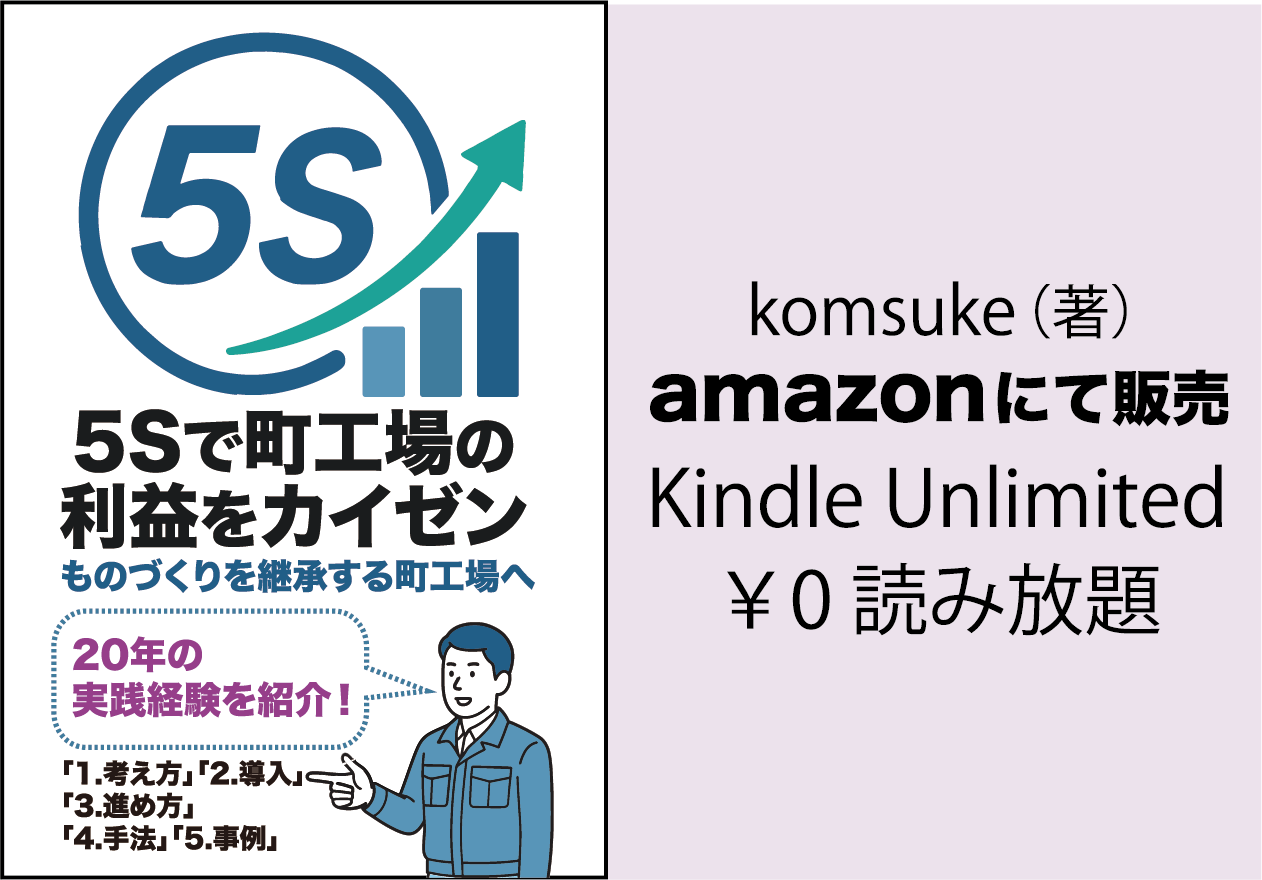 5Sで町工場の利益をカイゼン: 町工場社長20年の実践経験を紹介